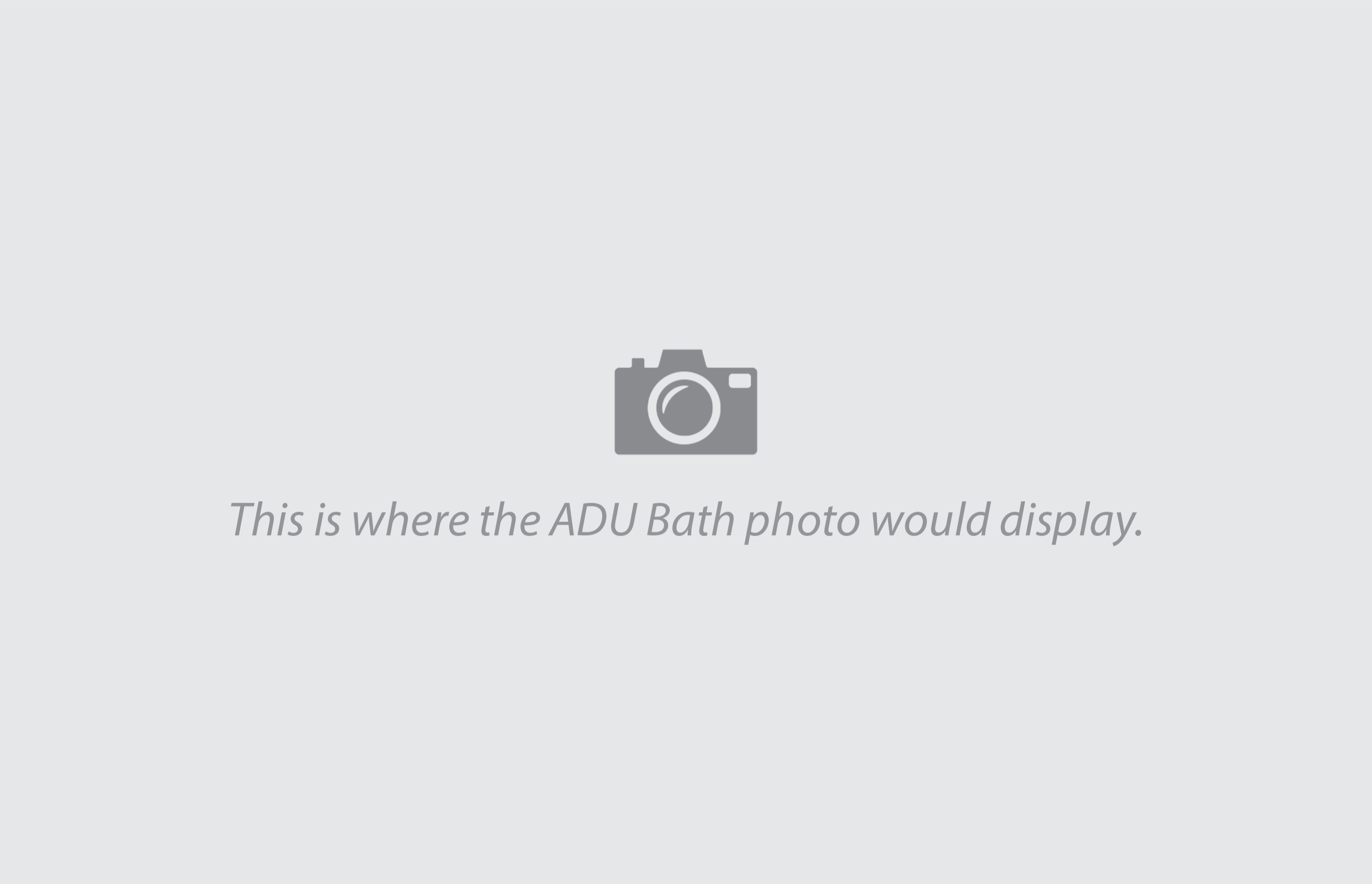 Single-family + ADU (SF3) — ADUBath